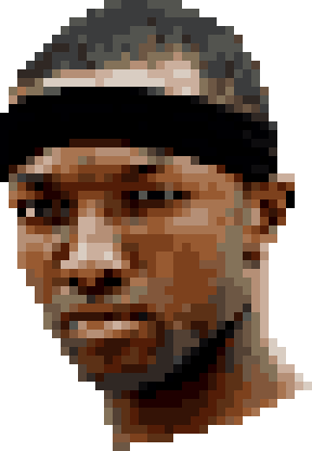 Pixel art portrait of Marlo Stanfield.